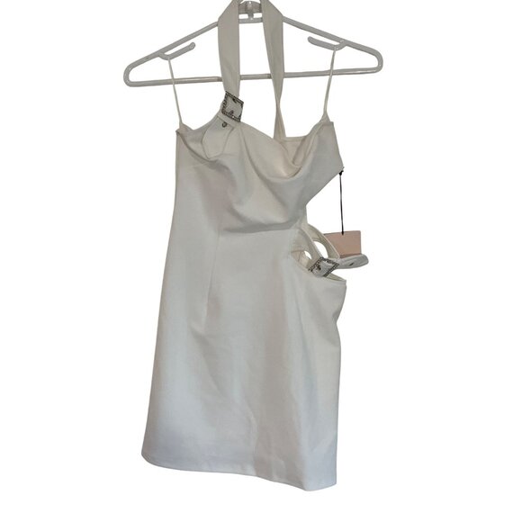 Superdown White One-Shoulder Mini Dress - Picture 4 of 9